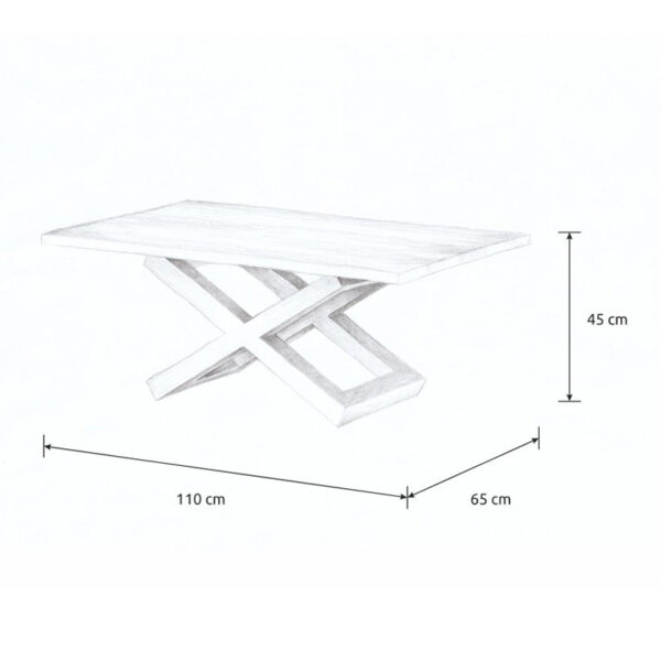 Couchtisch Granby aus Massivholz Eiche 03 800 - In keinem Wohnzimmer sollte ein hochwertiger Couchtisch fehlen, dessen Design sich perfekt in das Interieur des Raumes einfügt.